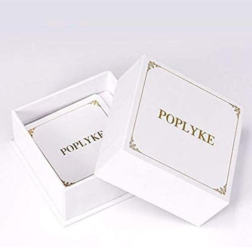 POPLYKE Spider/Butterfly/Fox/Killer Whale/Pande/Shark/Cat/Owl/Mermaid/Dragonfly Necklace 925 Sterling Sliver Animal Necklace Pendant Jewelry Gifts for Women