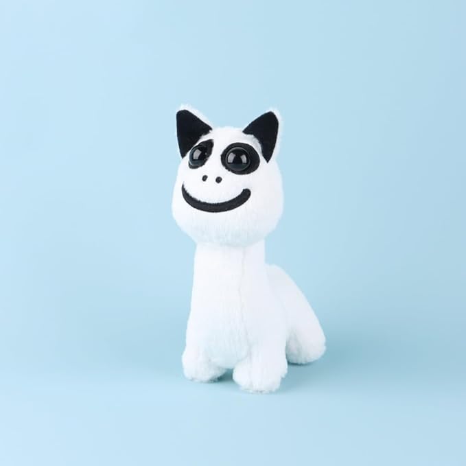 Zoo NOMALY Cat Plush Doll Zoo Anomaly Cute Plush Animals Stuffed Plushie Toy Figure Pillow Cosplay Cute Kids Fans Collection Gift (White Cat)