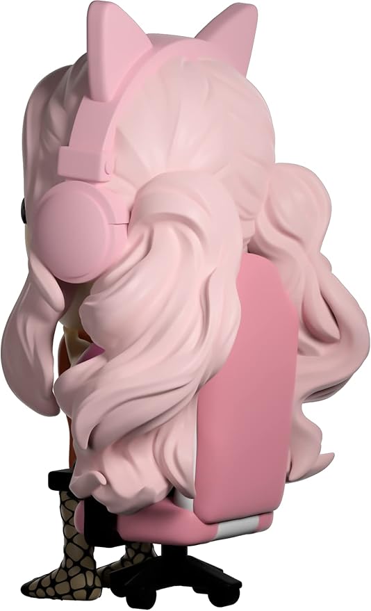 Youtooz Belle Delphine Vinyl Figure, 4.8" from Youtooz Belle Delphine Pink Wig Figure, High Detailed Belle Delphine Collectible Figure from the Youtooz Creator Collection