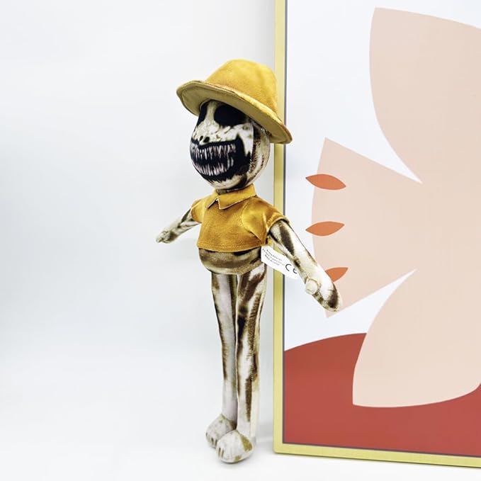 Zoon Nomaly Smile cat Plush Toy,Horror Game Plush Toy Makes a Great Gift for Fans and Friends Pillow Cosplay Cute Fans Collection Gift(Zoo-Keepers)