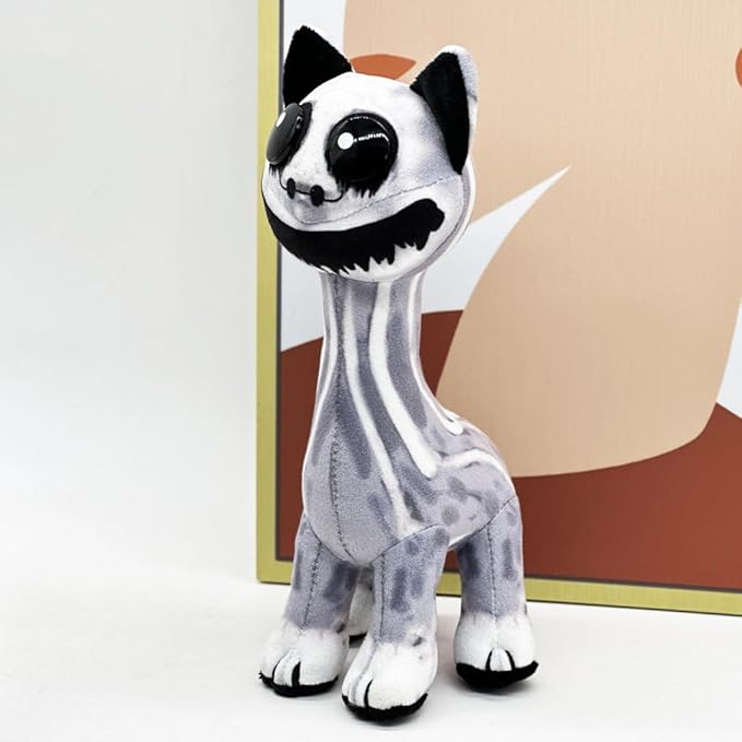Zoonomaly Smile cat Plush Toy,Horror Game Plush Toy Makes a Great Gift for Fans and Friends Pillow Cosplay Cute Fans Collection Gift(Smile Cat)
