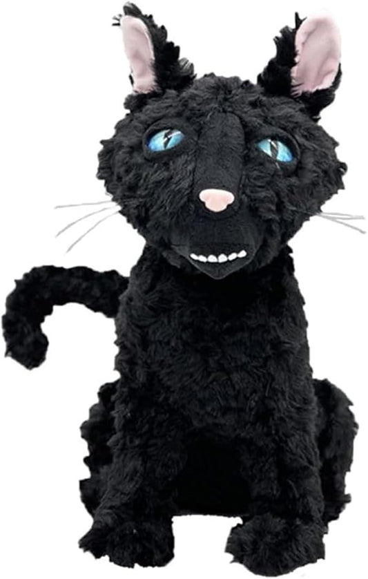 11.8 inches Coraliness Cat Plush Toy, The Cat Monster Stuffed Animal Pillow Doll, Black Cat Plushes for Fans Boys and Girls