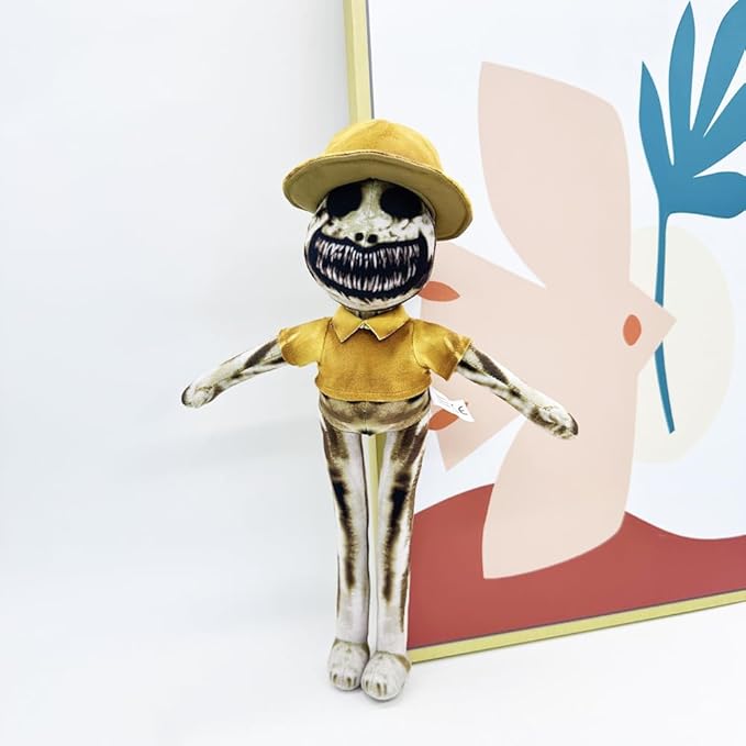 Zoon Nomaly Smile cat Plush Toy,Horror Game Plush Toy Makes a Great Gift for Fans and Friends Pillow Cosplay Cute Fans Collection Gift(Zoo-Keepers)