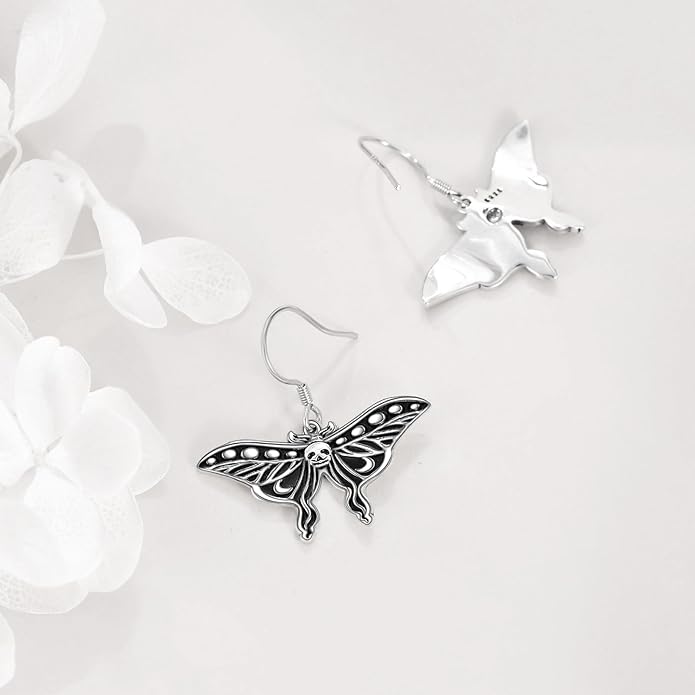 YFN Sterling Silver Animal Dangle Drop Earrings for Women Sloth/Cat/Bat Earrings Jewelry Gifts Halloween Earrings Jewelry