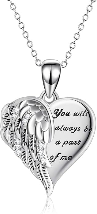YFN Locket Necklace 925 Sterling Silver Heart Locket Necklace that Holds Pictures for Women Jewelry Gifts