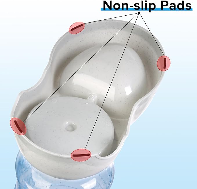 Kenond Water Dispenser Station for Large Dogs,3 Gallon/11L Gravity Automatic Feeder, Dog Water Bowl Dispenser,Large Size Dog Drinking Fountain