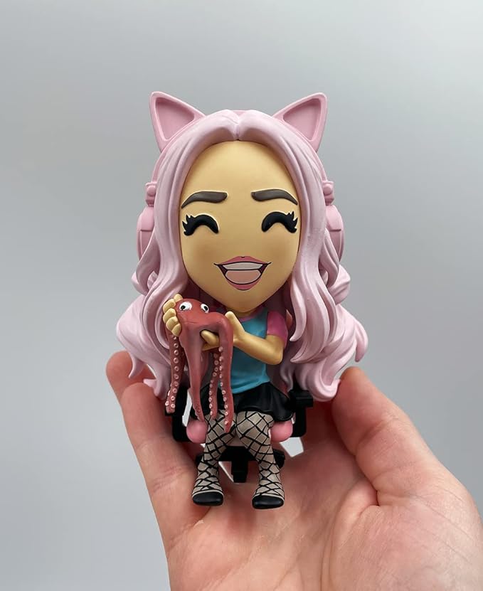 Youtooz Belle Delphine Vinyl Figure, 4.8" from Youtooz Belle Delphine Pink Wig Figure, High Detailed Belle Delphine Collectible Figure from the Youtooz Creator Collection