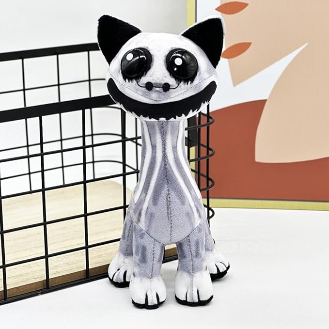 Zoonomaly Smile cat Plush Toy,Horror Game Plush Toy Makes a Great Gift for Fans and Friends Pillow Cosplay Cute Fans Collection Gift(Smile Cat)