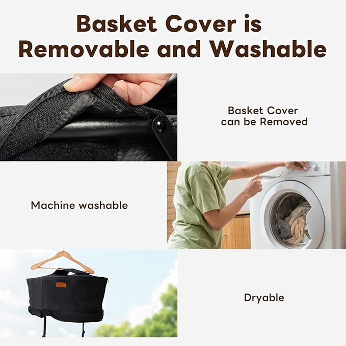 【One-Pull Open Ver.】 PETTENA One-Touch Foldable Dog Stroller for Small Dogs Cats up to 44 Lbs, Cat Stroller for 2 Cats, Large Space, Black