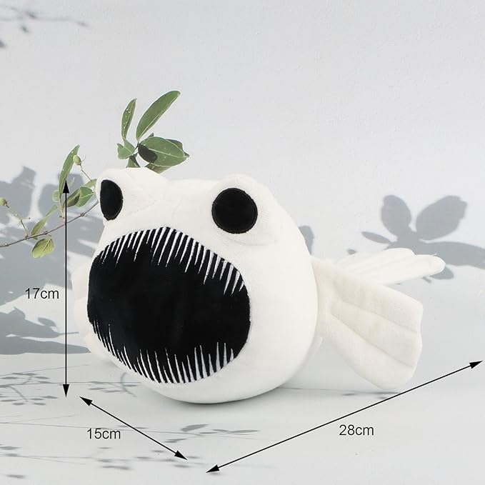 Zoo NOMALY Cat Plush Doll Zoo Anomaly Cute Plush Animals Stuffed Plushie Toy Figure Pillow Cosplay Cute Kids Fans Collection Gift (Fish)