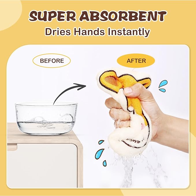 2 Pack Raccoon Hand Towels Set for Bathroom: Gifts for Her Cat Lovers Cute Cat Raccoon Pattern Kitchen Towels Drying Your Hands Pads - Women Mom Wife Sister Friend Coworker Gifts