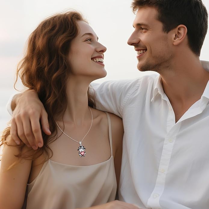 YFN Gothic Necklace Sterling Silver Wiccan Witch Pendant Goth Jewelry Witchy Gifts for Women Men