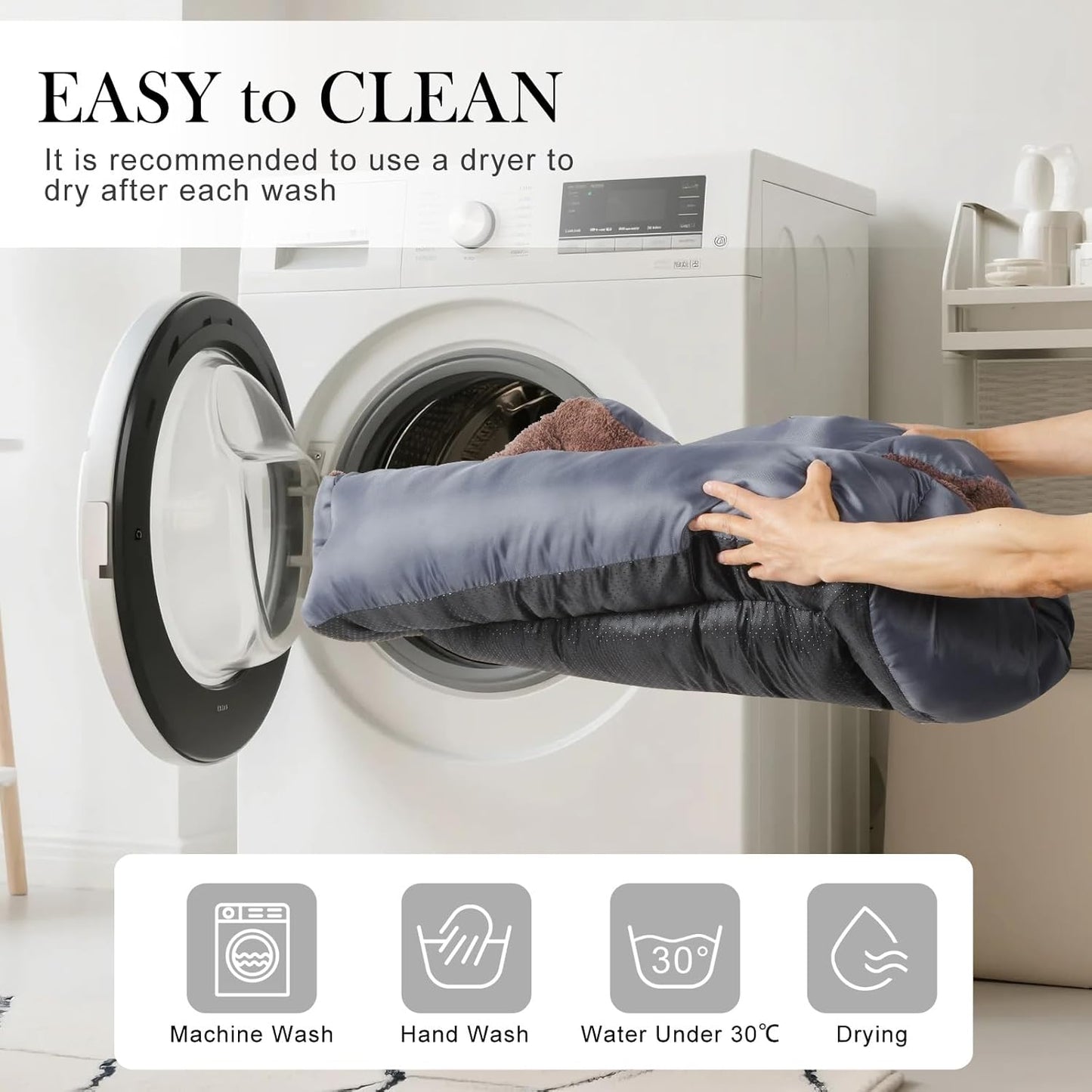 Large Dog Beds, Pet Bed for Large Dogs, Comfortable Dog Bed Machine Washable Up to 30/50/90/100lbs