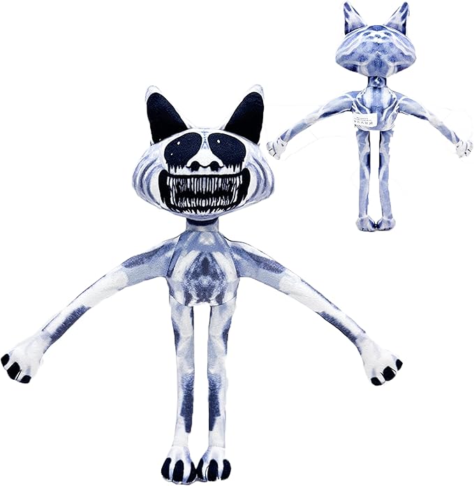 Zoonomaly Smile cat Plush Toy,Horror Game Plush Toy Makes a Great Gift for Fans and Friends Pillow Cosplay Cute Fans Collection Gift(3 in 1)