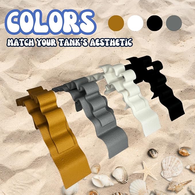 REEFSHAPE Aquarium or Terrarium Substrate Cliffs Combo Pack | Separate Substrate Layers in Aquariums or Terrariums to Create Cliffs & Depth | Made in USA (Cliff Combo, Black)