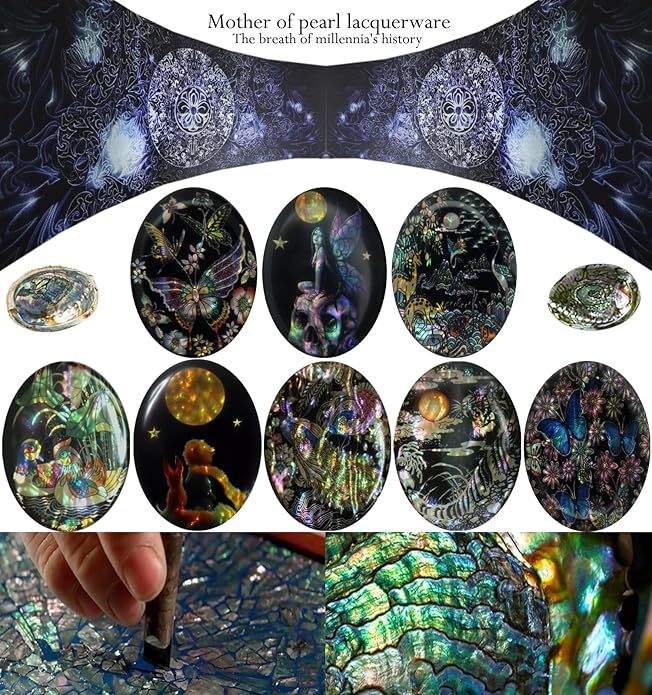 Yspace Lucky Clover Cameo Necklace Best Friend Heart Charms Jewelry 2 Chain Deluxe Gift