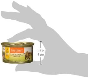 Instinct Original Pate Wet Cat Food, Grain Free Recipe - Real Chicken, 3 oz. Cans (Pack of 24)