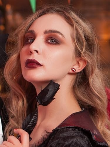 5-26Pairs Halloween Thanksgiving Fall Christmas Theme Earrings Set Holiday Earrings Halloween Stud Earrings Set Spider Pumpkin Ghost Bat Web Skull Drop Earring Holiday Jewelry Gifts