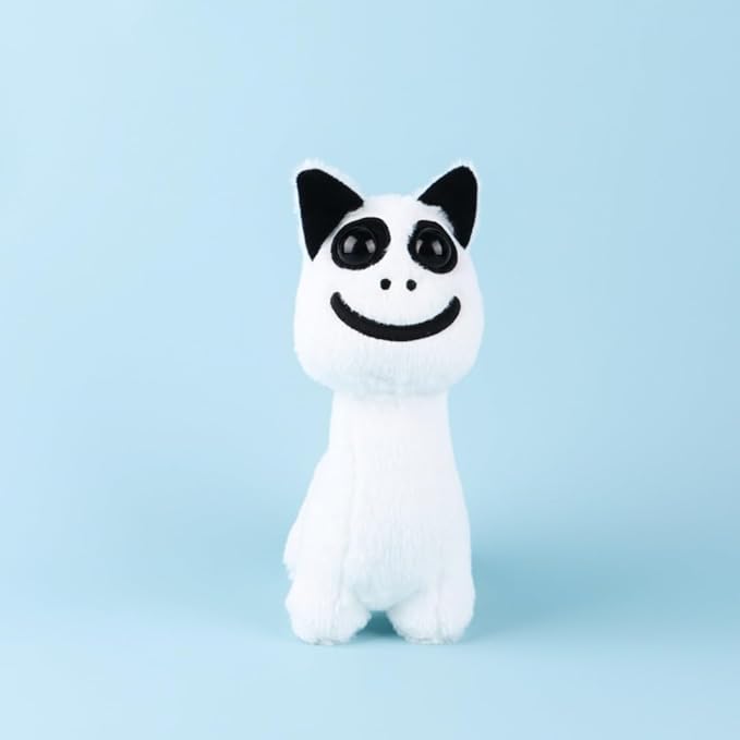 Zoo NOMALY Cat Plush Doll Zoo Anomaly Cute Plush Animals Stuffed Plushie Toy Figure Pillow Cosplay Cute Kids Fans Collection Gift (White Cat)