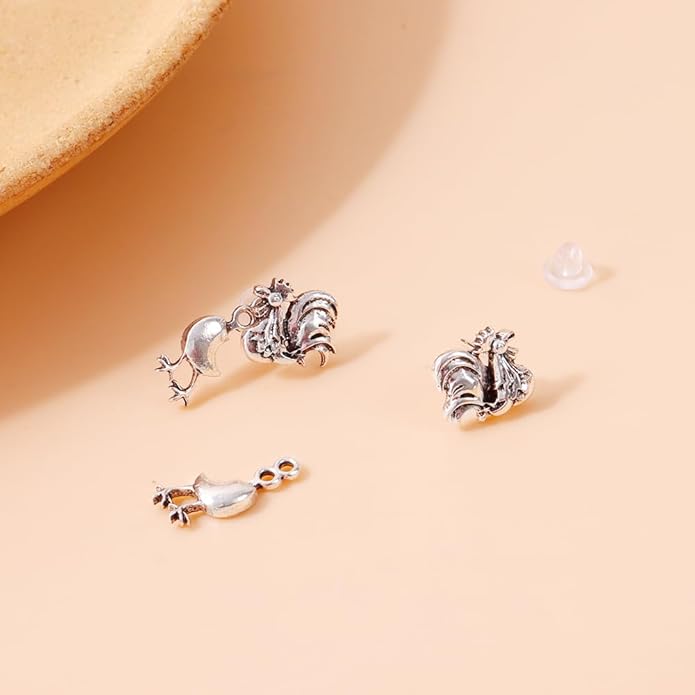 Frog Earrings for Women Mothers Day Gifts Vintage Frogs Shaped Stud Earrings Funny Cute 3D Animal Earrings Jewelry Gifts