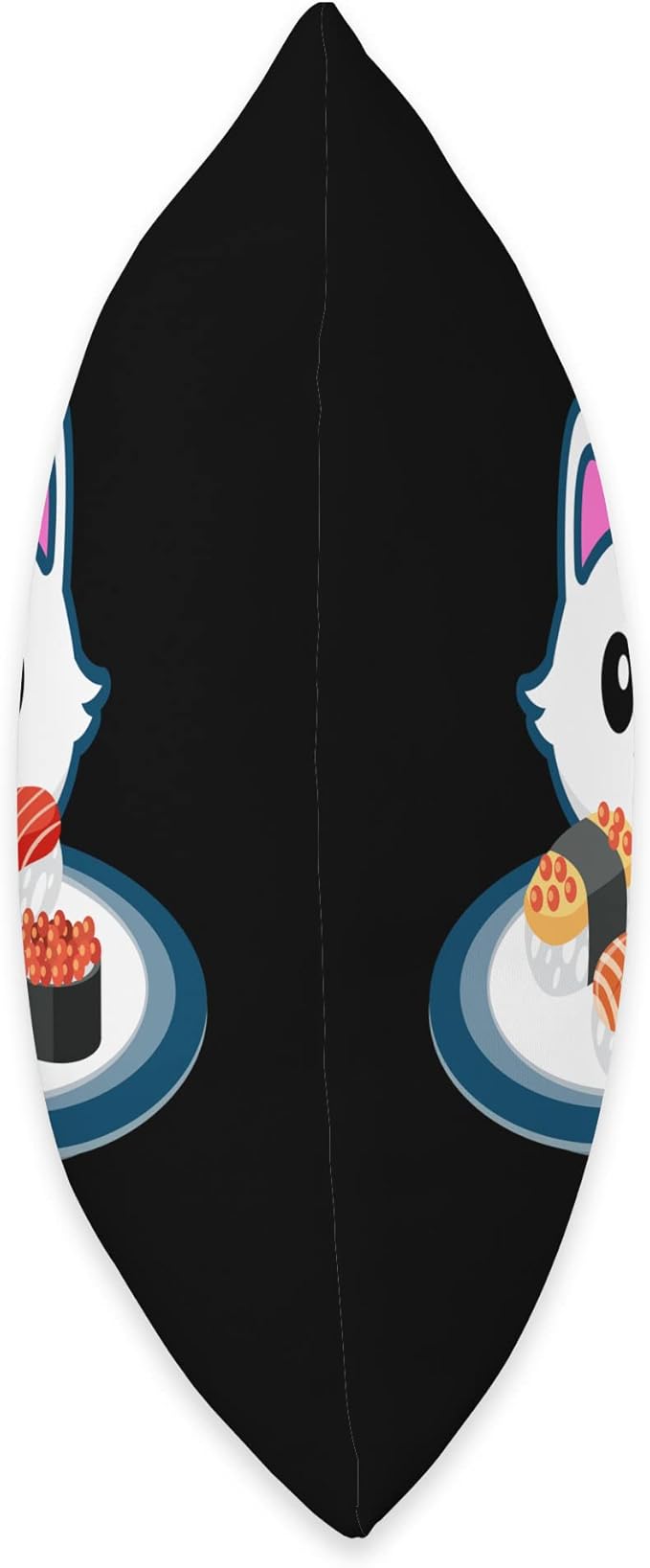 Ramen Tee Sushi Cat Anime Figure Senpai Japanese Noodles Throw Pillow