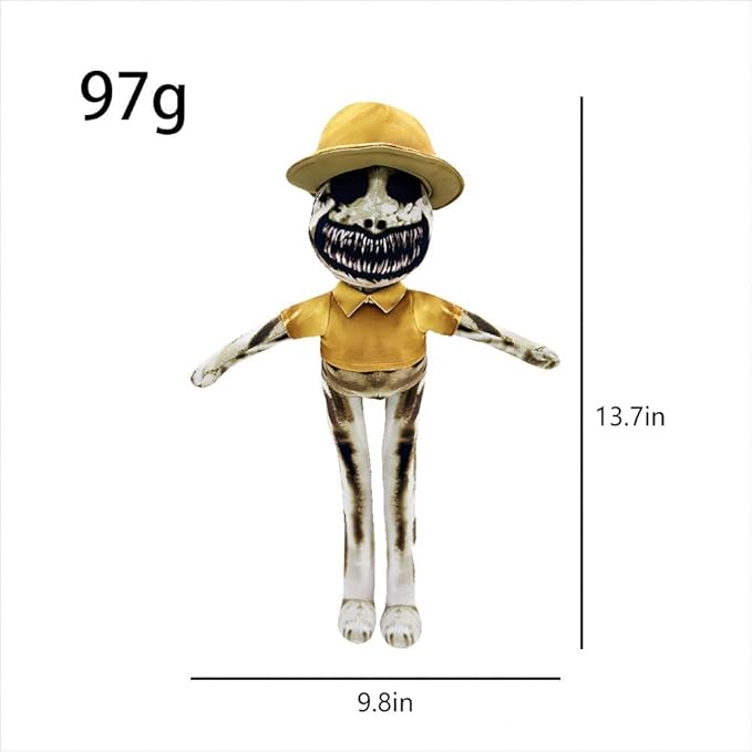 Zoon Nomaly Smile cat Plush Toy,Horror Game Plush Toy Makes a Great Gift for Fans and Friends Pillow Cosplay Cute Fans Collection Gift（Zoo-Keepers）