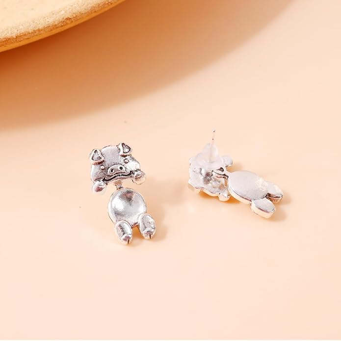Frog Earrings for Women Mothers Day Gifts Vintage Frogs Shaped Stud Earrings Funny Cute 3D Animal Earrings Jewelry Gifts