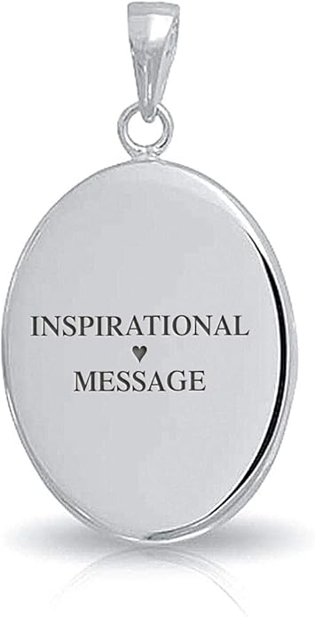 Personalized Custom Engraved Holds Picture Vintage Antique Style Simulated Black White Onyx Sitting Kitten Oval Cat Cameo Photo Locket Pendant Necklace For Women Teen .925 Sterling Silver