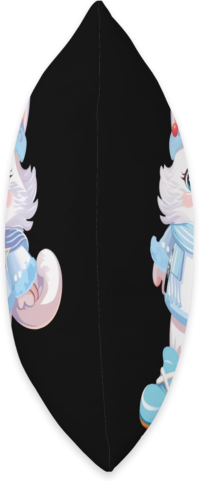 Persian Cat Figure Skater Ice Skates Kids Throw Pillow, 18x18, Multicolor