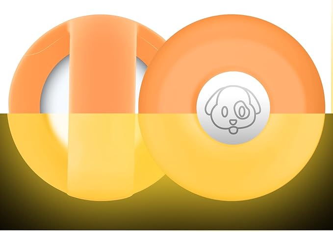 Airtag Holder for Dog Collar, Cibaabo Silicone Air Tag Case Cover Compatible with Apple Airtags for 0.8-1.2inch Cat Pet Collar Harness Loop