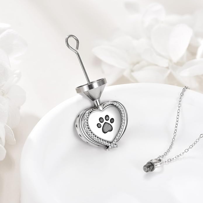 URONE Urn Necklaces for Ashes 925 Sterling Silver Abalone Shell Tree of Life Cremation Jewelry for Ashes Memory Jewelry for Women Men