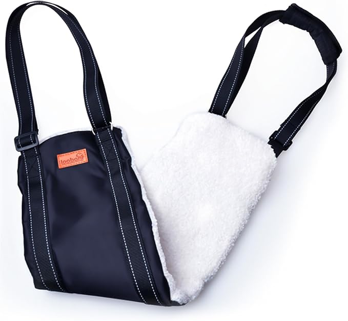 LOOBANI Portable Dog Sling for Back Legs, Hip Support Harness to Help Lift Dogs Rear for Canine Aid and Old K9 Cruciate Ligament Rehabilitation