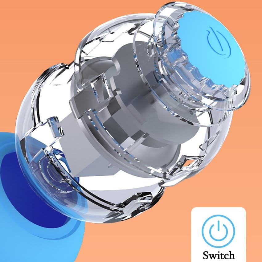 Smart LED Cat Toy - Electric Self-Rolling Interactive Teaser Ball, Small Pet Exercise & Activity (Pink)