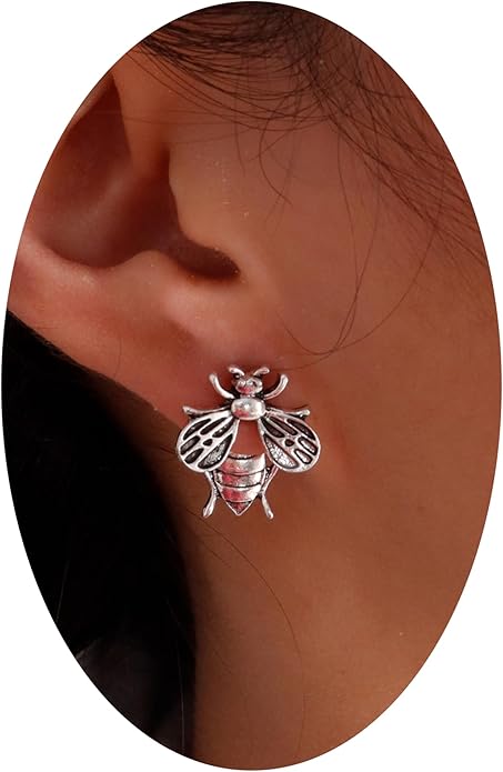 Frog Earrings for Women Mothers Day Gifts Vintage Frogs Shaped Stud Earrings Funny Cute 3D Animal Earrings Jewelry Gifts