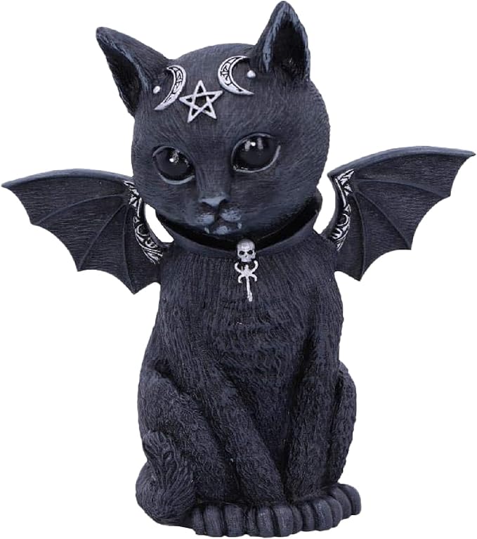 Nemesis Now Cult Cuties Adorable Occult Figurines, Bewitching Evil Spirit Creatures, Hand-Painted, Resin - Malpuss