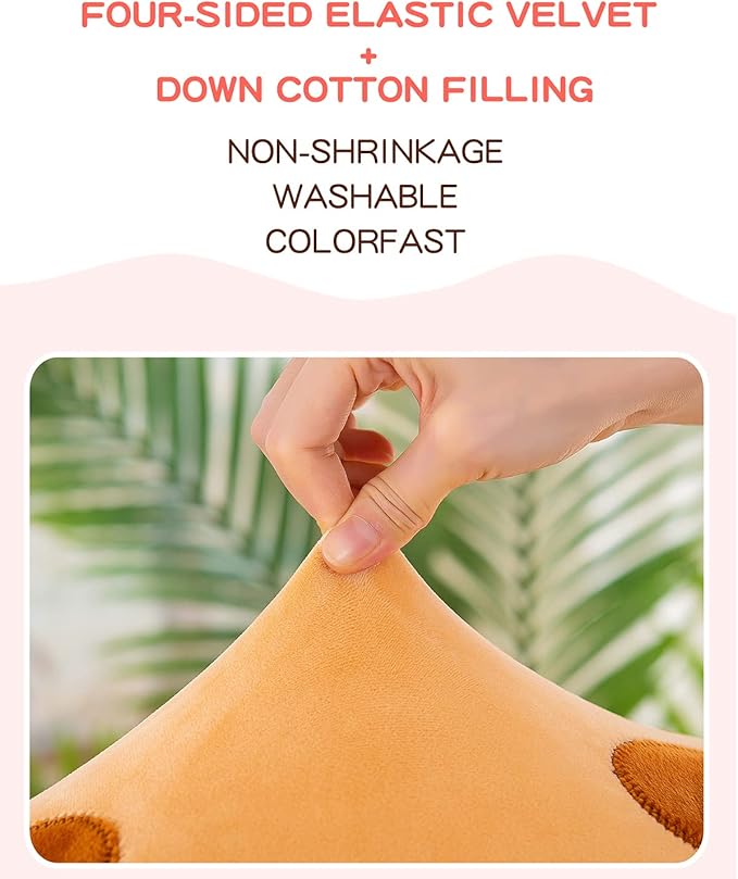 Long Cat Plush Pillow Soft Cat Body Pillow, Long Cat Stuffed Animal Cotton Kitten Sleeping Throw Pillow Gift for Kids Girlfriend(50CM,Yellow)