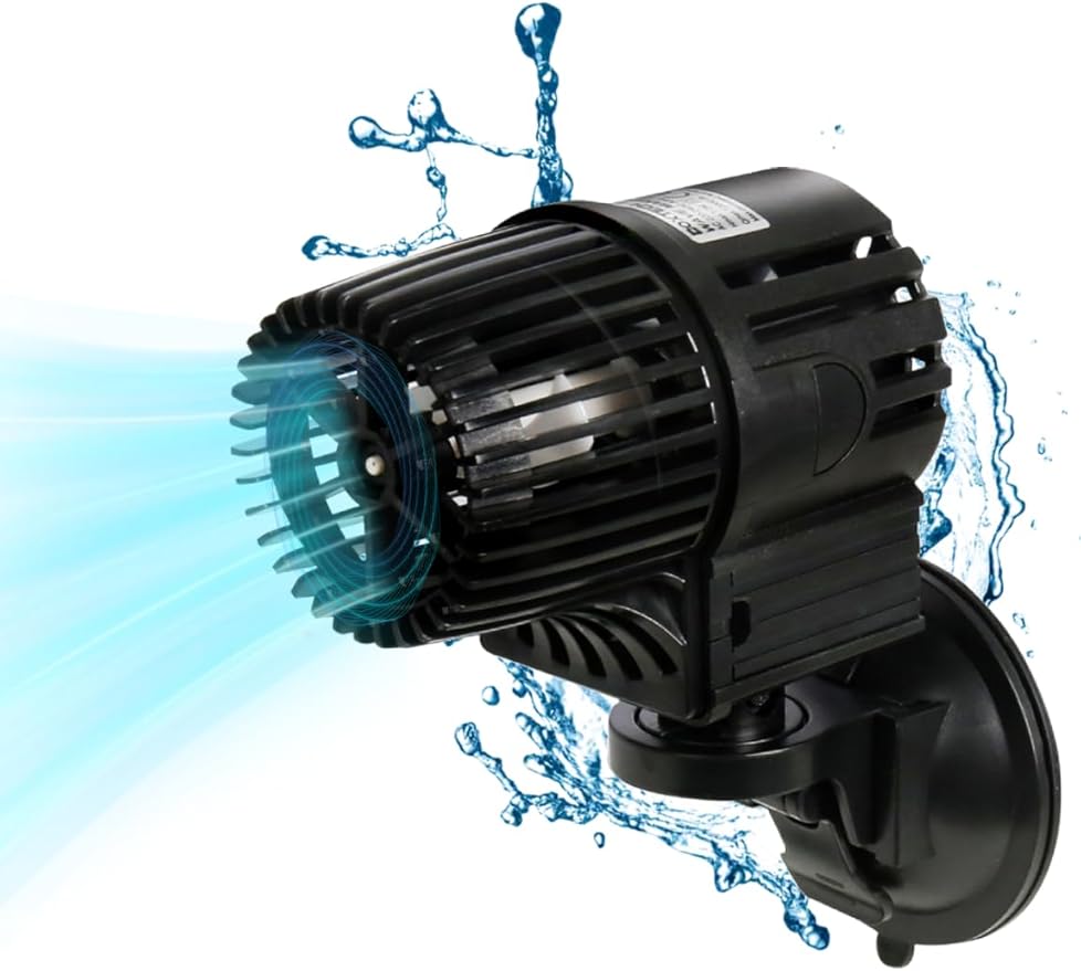 UPETTOOLS Aquarium Circulation Powerhead,Powerful Wavemaker Pump, Controllable Submersible Circulation Pump for 20-75 Gallon Fish Tanks with Suction Cup
