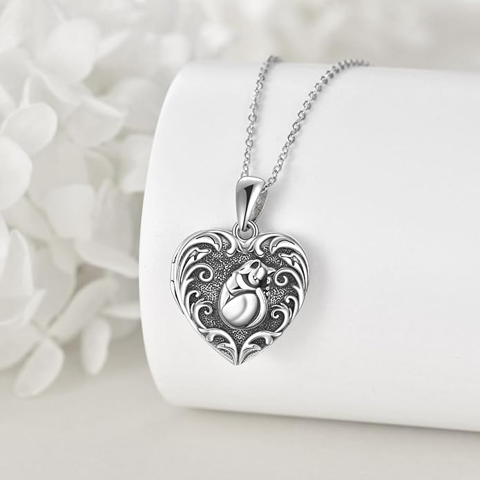 ONEFINITY Tree of Life Locket Necklace Sterling Silver Locket Necklace That Holds Pictures Tree of Life Locket Pendant for Women Wife Girlfriend