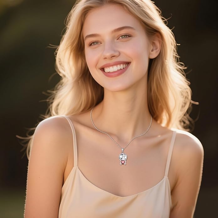 YFN Gothic Necklace Sterling Silver Wiccan Witch Pendant Goth Jewelry Witchy Gifts for Women Men