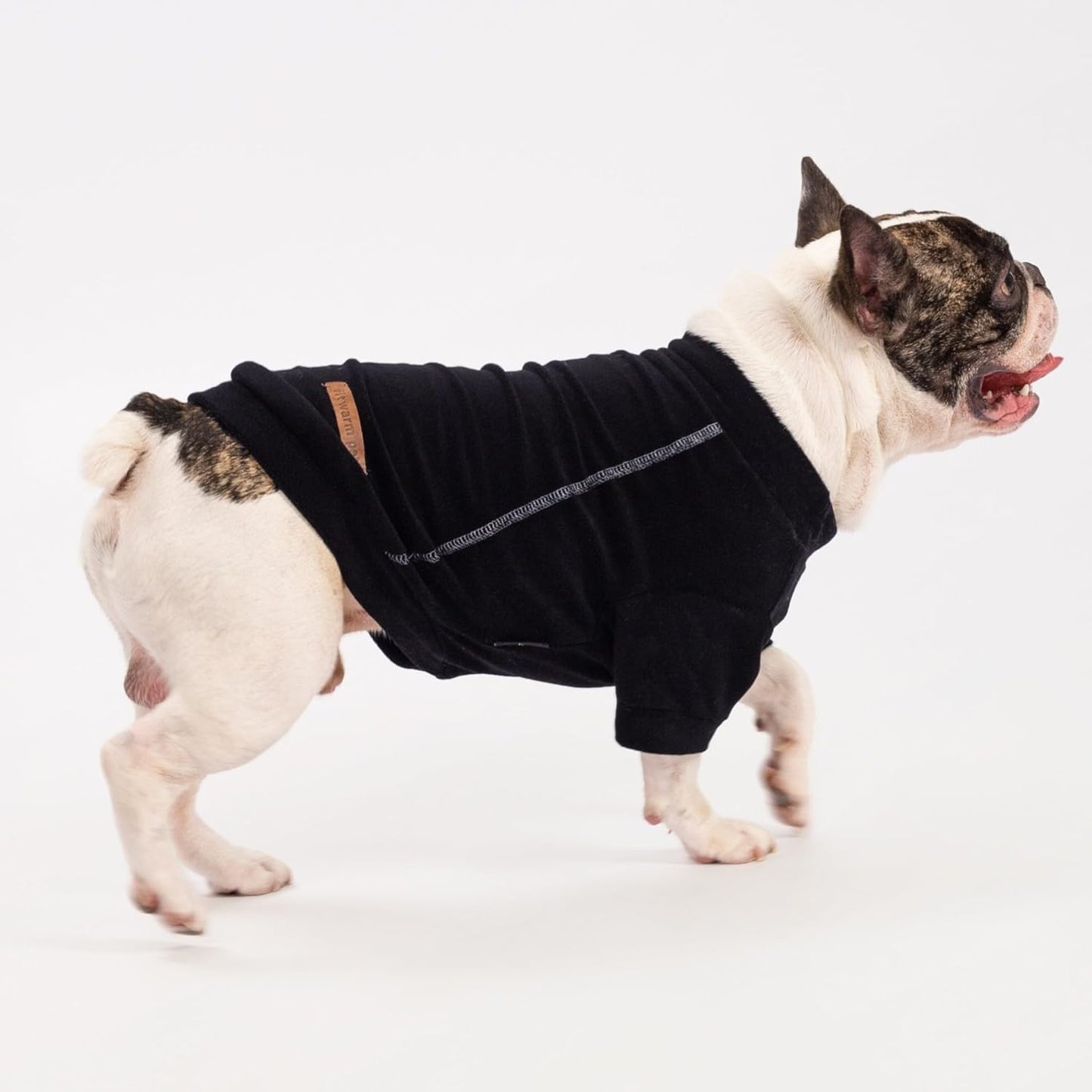 Fitwarm 3 Pack Classic Fleece Dog Sweater, Winter Clothes for Small Dogs Boy Girl, Turtleneck Dog Sweatshirt, Pet Pullover Jumper, Cat Apparel, Black, Olive Green, Cream, Medium