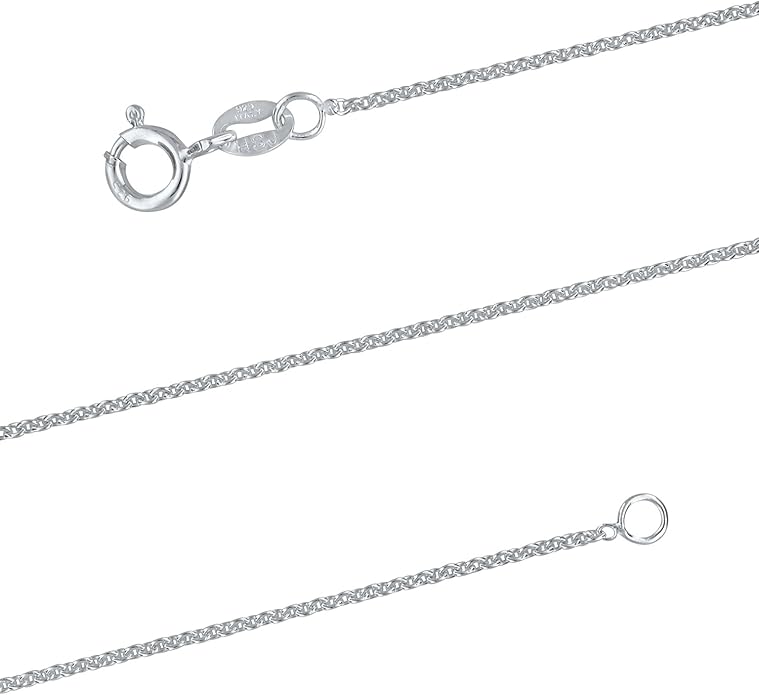 Hawaiian Silver Jewelry Dog Paw Print Pendant Necklace – 18-inch Sterling Silver Paw Print Necklace – 925 Sterling Silver