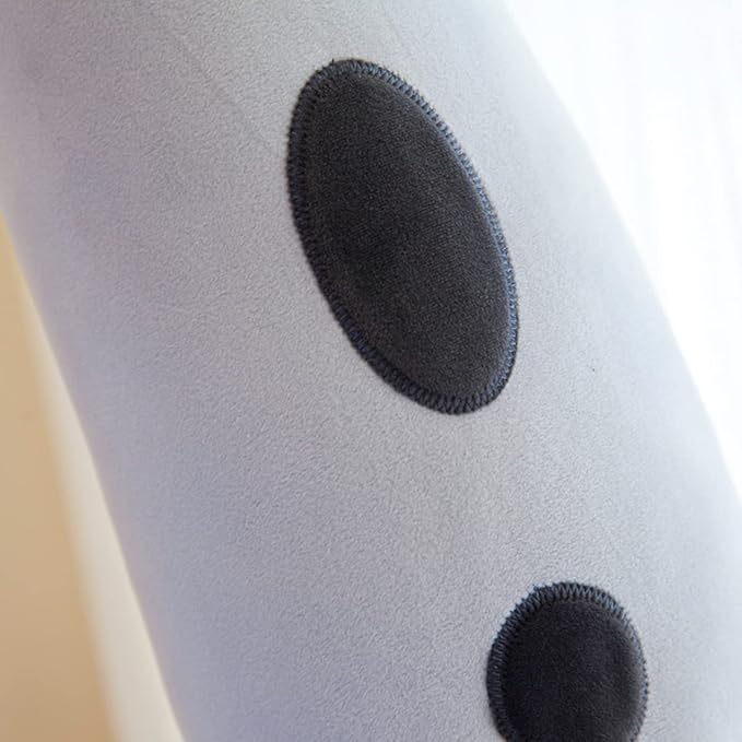 Long Gray Cat Plush Pillow Toy Sleeping Pillow Cute Cartoon Cat Stuffed Animals Soft Long Body Pillow Gift for Kids(27.55in)