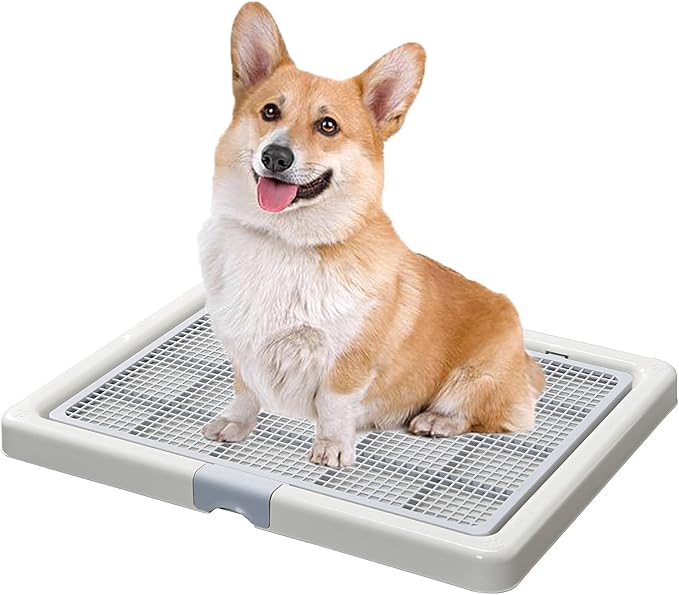 Smart Paws Corgi Potty Training Toilet,French Bulldog Training Tray,Pet Pads Holder,Dog Toilet 65X52CM