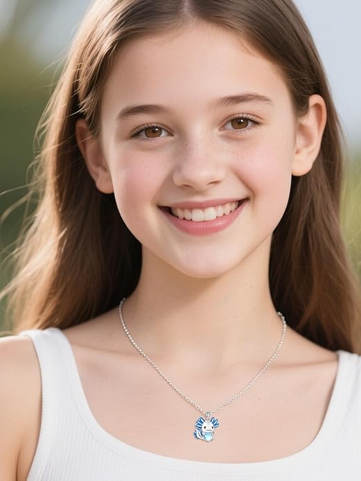 Dreamboat Moonstone Animal Pendant Necklace for Women 925 Sterling Silver Cute Animals Jewelry Gifts