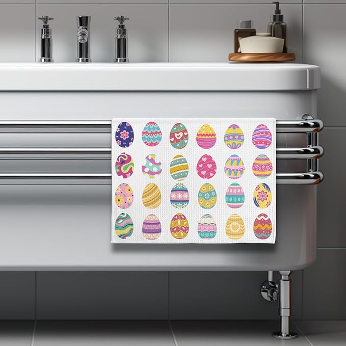 Easter Egg,Easter Kitchen Towels,Easter Egg Towels,Easter Gifts,Easter Towels,Easter Hand Towels,Easter Dish Towels,Cute Dish Towels for Kitchen,Decorative Kitchen Towels,Easter Gifts for Women