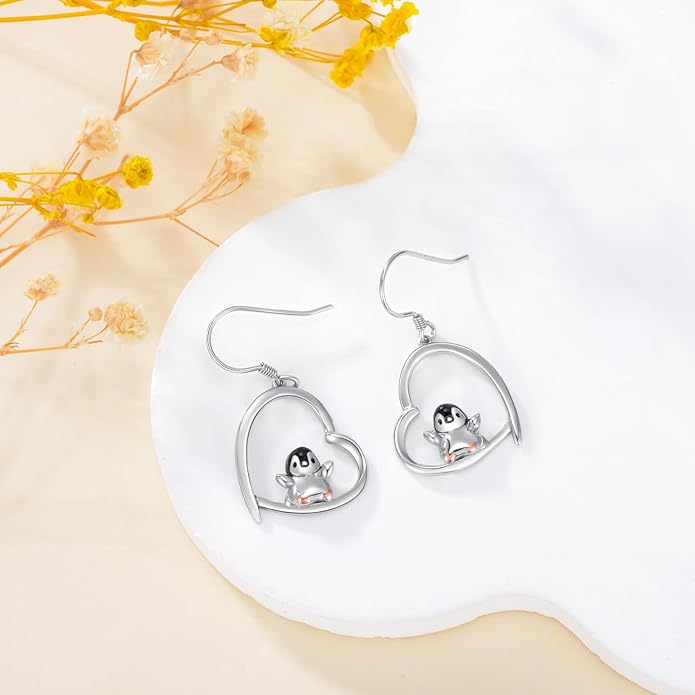 YFN Sterling Silver Animal Dangle Drop Earrings for Women Sloth/Cat/Bat Earrings Jewelry Gifts Halloween Earrings Jewelry