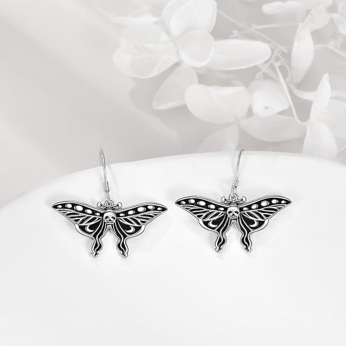 YFN Sterling Silver Animal Dangle Drop Earrings for Women Sloth/Cat/Bat Earrings Jewelry Gifts Halloween Earrings Jewelry