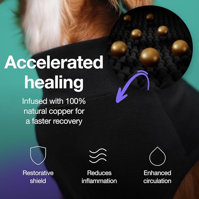 PupShield - Dog Surgery Recovery Suit Male and Female - All Dog Sizes - Easy to Use Anti Licking Design Breathable Comfortable - Spay & Neuter Recovery Suit, Surgical Onesie - Cone Alternative