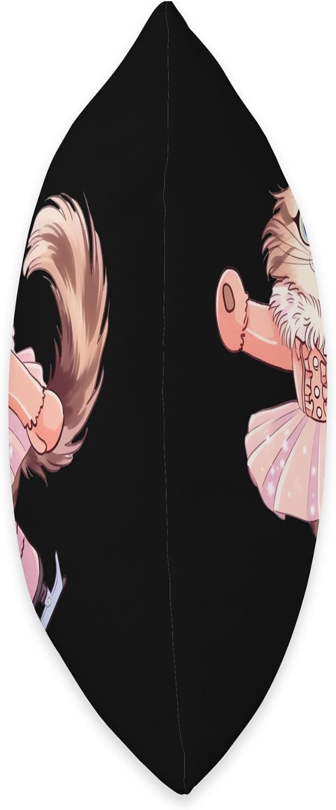 Maine Coon Cat Figure skating Figure skating Children Girls Women Throw Pillow