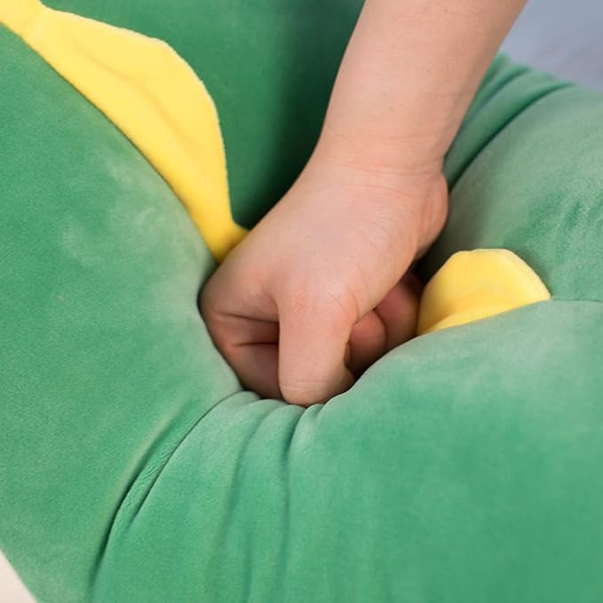37.40'' Long Dinosaur Plush Pillow Toy Dinosaur Stuffed Animals Cute Cartoon Sleeping Soft Long Body Pillow Gift for Kids (Green)